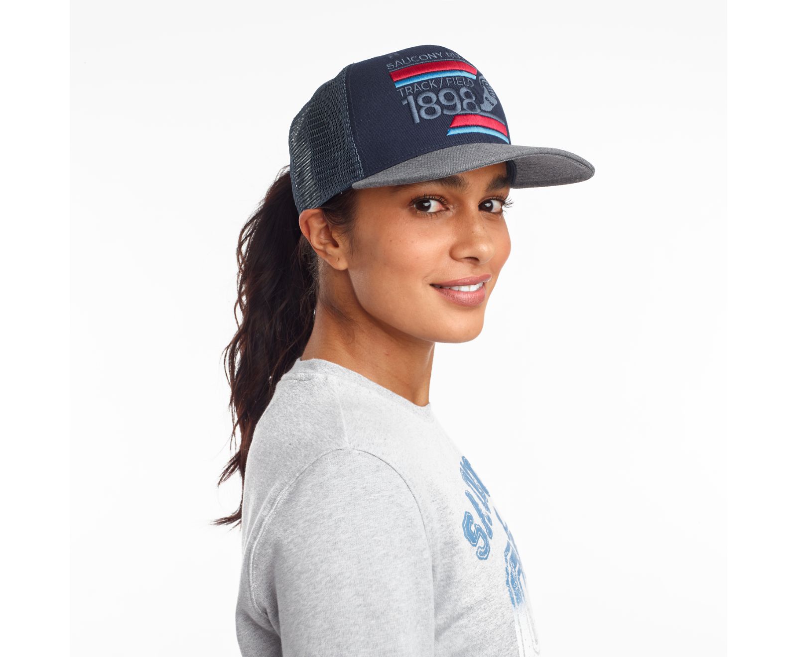 Saucony Trucker Men's Hats Navy | Canada 700BEXC